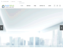 Tablet Screenshot of kreditrehab.com